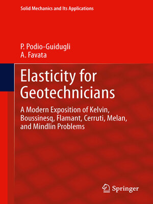cover image of Elasticity for Geotechnicians